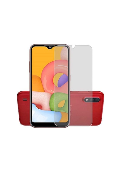 Samsung Uyumlu Galaxy A01 Nano Kırılmaz Cam Ekran Koruyucu Şeffaf