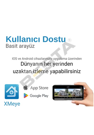 5mp Lens 2mp 1080p Warm Led 4 Kameralı 250gb Hdd Güvenlik Seti