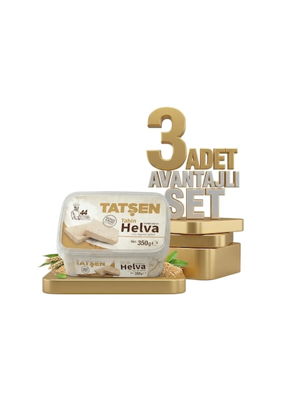 Tatşen Helva Sade 3x350 Gr