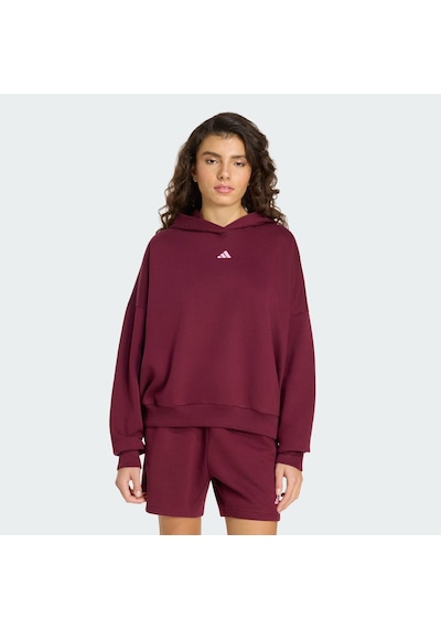 Adidas Hz0855 W 3ss Fl Hd2 Kadın Sweatshirt Bordo