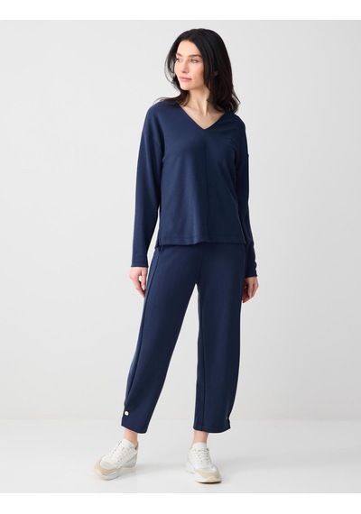 Jimmy Key Jimmy Key Lacivert Dar Paça Normal Bel Modal Jogger Pantolon 6sw115571494