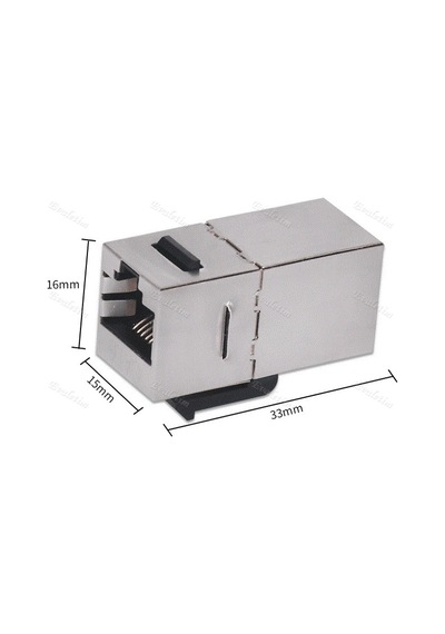 Cat6 Jack Kablo İnternet Dişi 4380P Metal Rj45 Ek Birleştirici