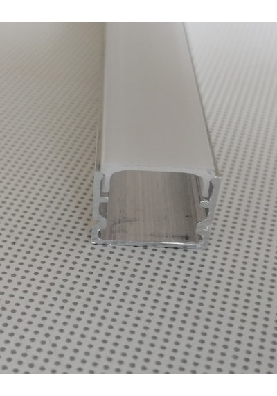 Led Profili Düz Buzlu   Kapak