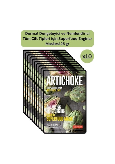 Dermal Dengeleyici Ve Nemlendirici Enginar Maskesi 25gr