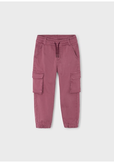 Mayoral Erkek Çocuk Kargo Cepli Yumuşak Jogger Pantolon Mor Mayoral Erkek Çocuk Kargo Cepli Yumuşak Jogger Pantolon Mor
