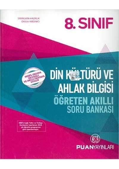Puan 8.Sınıf Din Kültürü Öğreten Akıllı Soru Bankası