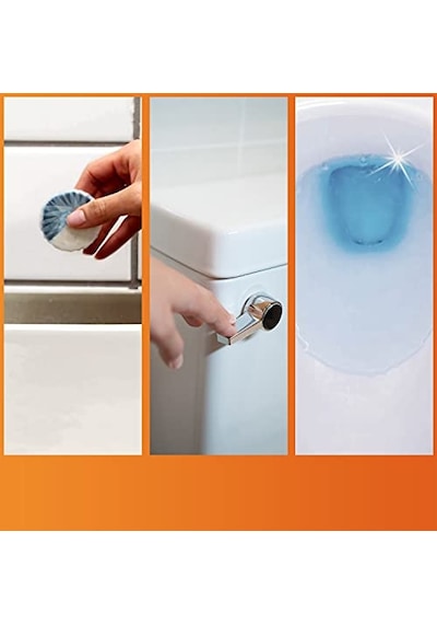 Etkili Wc Blok 2 Li Katı Tuvalet Bloğu Beyaz Sabun Kokulu 2li Paket