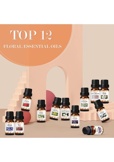 Salking Uçucu Yağ Seti 12x10ml, Koku Yağları