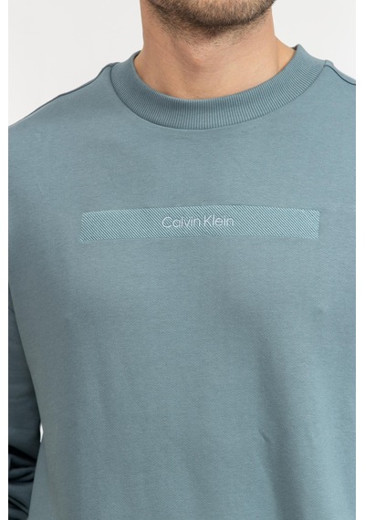 Calvin Klein Calvın Kleın Erkek Sweatshırt K10k113763-cfq K10k113763-cfq Mavi Mavi