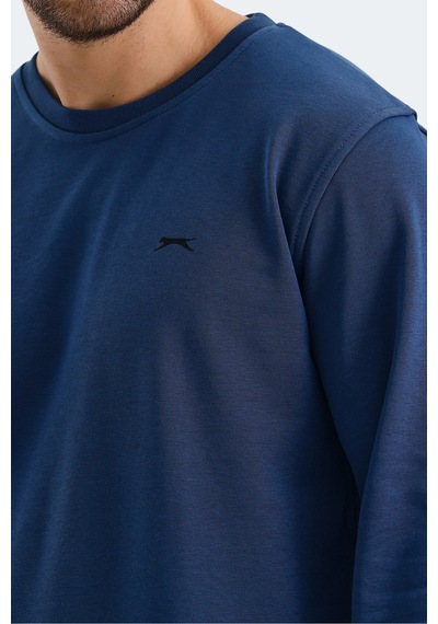 Slazenger Orvar In Erkek Lacivert Sweatshırt
