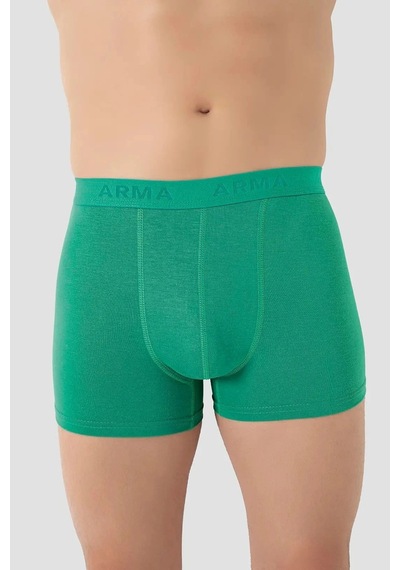 Carlburn Özel Seri Erkek Yeşil Bambu Boxer 3'lü Paket Moda İç Çamaşırı Stil