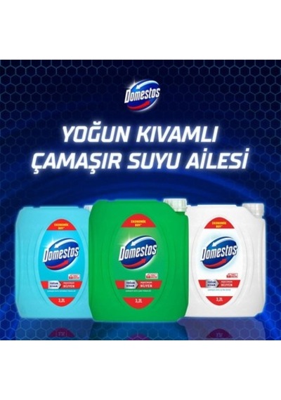 Çam Ferahlığı İle Yoğun Kıvamlı Çamaşır Suyu 5000 Ml 100'lü Set