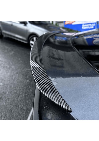 Tesla Model Y Juniper Pro Version Blow Parlak Karbon Fiber Görünüm Spoiler