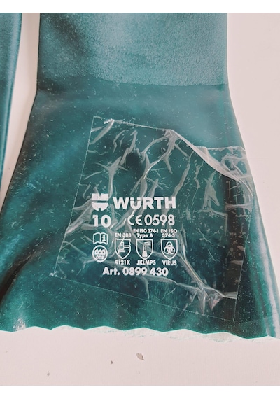 Würth Kimyasal İş Eldiveni 10 Numara Art. 0899 430