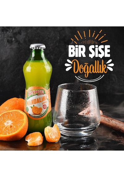 Beypazarı Doğal Maden Suyu Mandalina Aromalı 6 x 200 ML