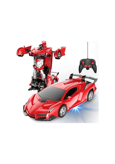 Robota Dönüşen Uzaktan Kumandalı Araba Lamborghini Model Şarjlı Rc Araba