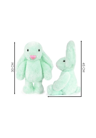 Özgüner Oyuncak Peluş Tavşan 40 Cm Uzun Kulaklı Yumuşak Uyku Arkadaşı Ponçik Tavşan,pelüş Tavşanoyuncak,sarkık Kulaklı Doldurulabilir Tavşan Mint