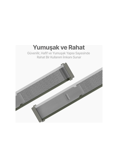 22mm İle Uyumlu Saatler İçin Trail Loop 46mm Yumuşak Kumaş Kordon Huaweı Watch Gt6 Pro/gt6/gt5 Pro/gt5/gt4/watch 4 Pro/gt3/gt3 Pro/gt2/gt2 Pro Diğer