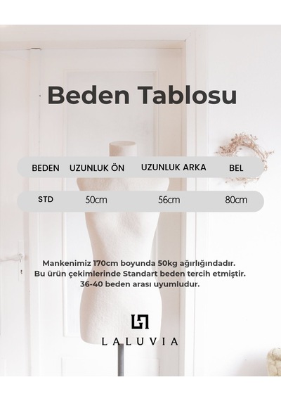 Laluvia Lacivert Geniş Yaka Kazak - 261145