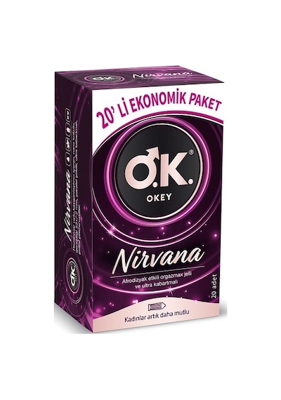 Okey Nirvana Prezervatif 20'li