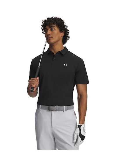 Under Armour T2g Pique Erkek Siyah Polo Yaka Tişört Siyah