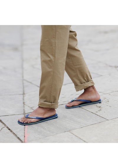 Havaianas Brasil Logo Erkek Lacivert Terlik 4110850 Lacivert