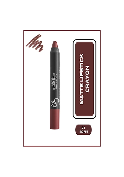 Golden Rose Matte Crayon Kalem Ruj 21