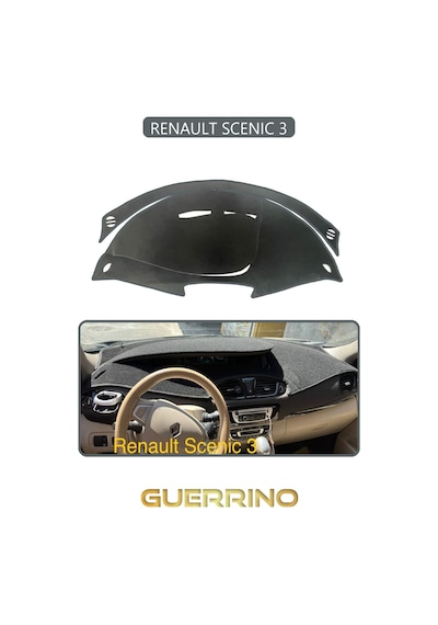 Renault Scenıc 3torpido Koruma Halısı Gri Kenar