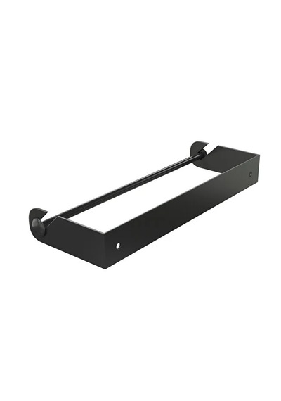 Gediz Metal Paslanmaz Siyah Havlu Kağıtlık Düzenleyici Ergonomik Tasarım Peçetelik Siyah
