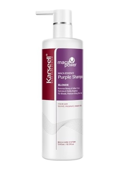 Özlü Blonde Turunculaşma Karşıtı Purple Mor Şampuan 500 Ml Beyaz