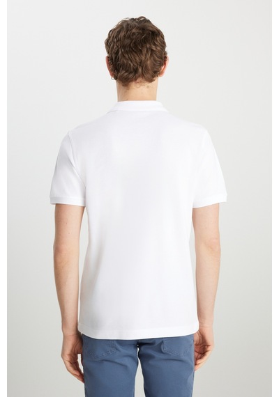 Wrangler Erkek Polo Yaka T Shirt Mw7d5k4xx2t989 Beyaz Beyaz