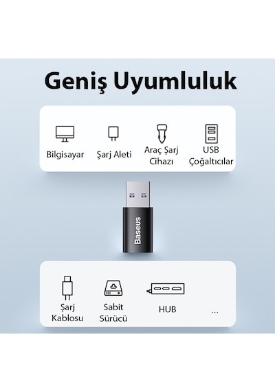 Usb 3.1 To Type-c Dönüştürücü Adaptör Mini Otg Baseus Ingenuity Series Zjjq000101