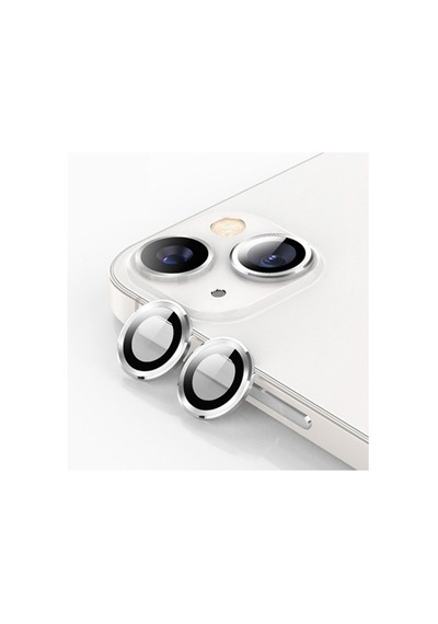 Apple Uyumlu iPhone 14 Mercek Lens Kamera Koruyucu Gri 9018000001269