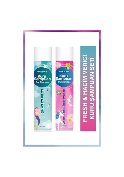 Watsons Hacim Verici Kuru Şampuan Ve Fresh Kuru Şampuan
