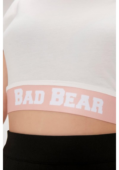 Bad Bear Della 24.03.07.005b Beyaz Kadın Tişört Beyaz