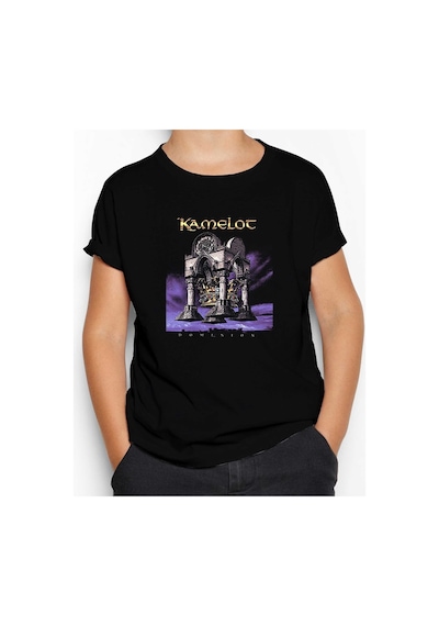 Zepplin Giyim Kamelot Dominion Siyah Çocuk Tişört Siyah