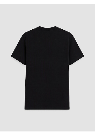 LC Waikiki Lc Waıkıkı Siyah Slim Fit Kalın Kumaş Tişört /02