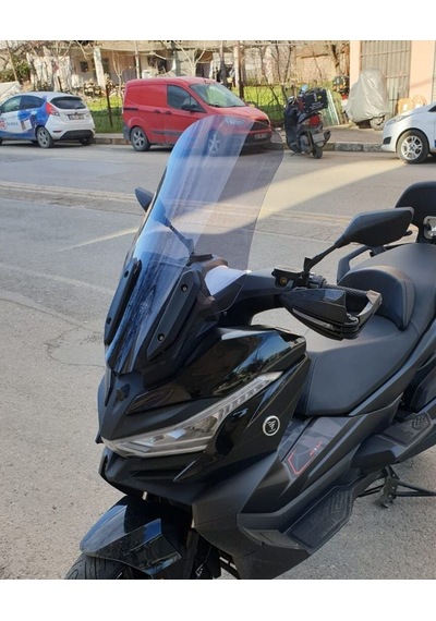 Motocam Voge Sr4 Ön Cam 2022-2026 Model 78cm Füme Renkli 4mm Uzun