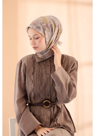 Silk Home Soft Eşarp 73095-04 Sütlü Kahve, Kahverengi, Hardal