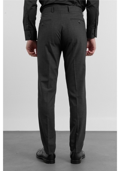 İmza Siyah - Antrasit Yan Cep Kazayağı Desen Slim Fit Esnek Classic Pantolon 1003255174 İmza Siyah - Antrasit Yan Cep Kazayağı Desen Slim Fit Esnek Classic Pantolon 1003255174