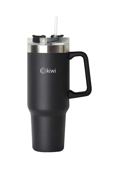 Kiwi Paslanmaz Çelik Termos Pipetli 1200 Ml 2 Adet Çok Renkli