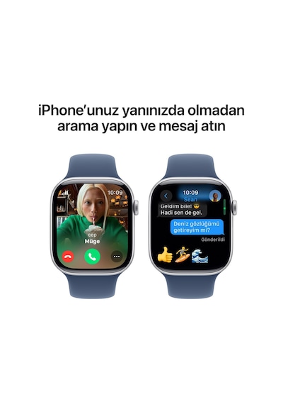 Apple Watch Series 10 GPS 42 MM Alüminyum Kasa Spor Kordon M/L Akıllı Saat (Apple Türkiye Garantili) Apple Watch Series 10 GPS 42 MM Alüminyum Kasa Spor Kordon M/L Akıllı Saat (Apple Türkiye Garantili)