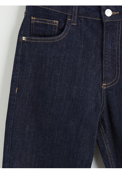 Lcwaıkıkı Classic İndigo Flare Kadın Jean Pantolon