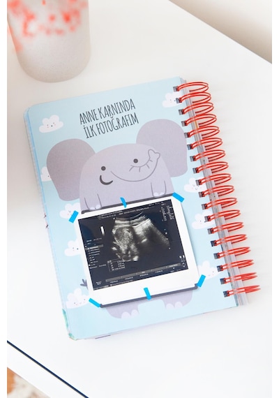 Bebek Anı Defteri Erkek Stickerlı + Çekim Ve Zeka Kartları Seti