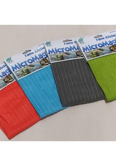 Fame Kıtchen Fame Kitchen Mikromagic Temizlik Bezi Mikrofiber 4 Adet 40X40Cm
