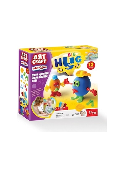 Art Craft İnsan Figürü Seti Oyun Hamuru 150 gr +17 Parça Hamur K