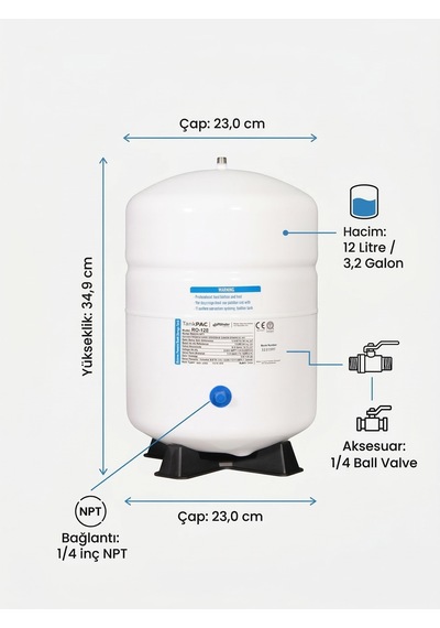8 Litre 2,2 Galon Pae Tank