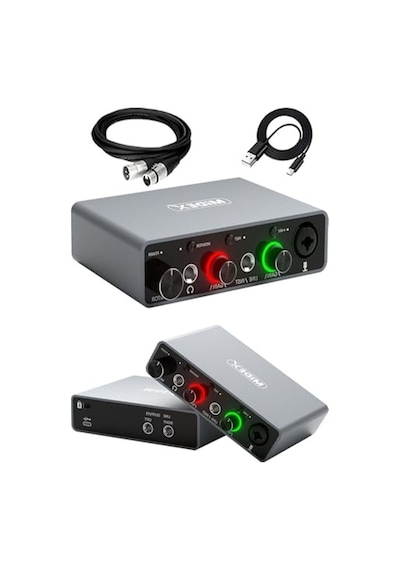 Usb Stüdyo Ses Kartı, 24bit/192khz Yüksek Kalite