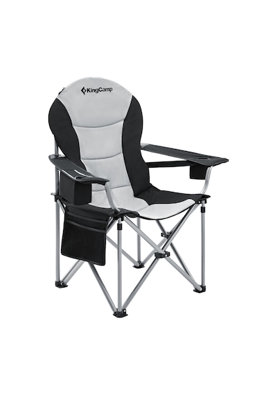 Kingcamp Cedar Deluxe Ultra Bel Destekli Kamp Sandalyesi Grey Gri