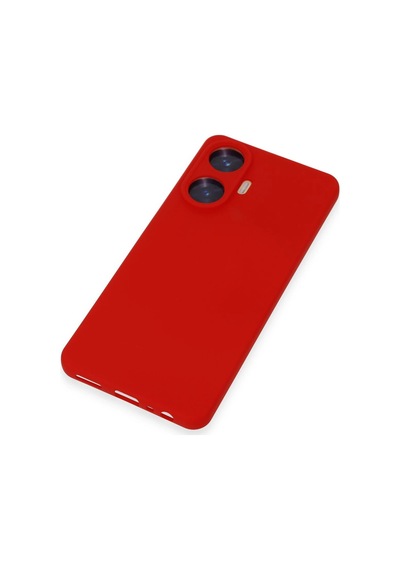 Uryport Realme C55 Kılıf Nano İçi Kadife Silikon - Kırmızı